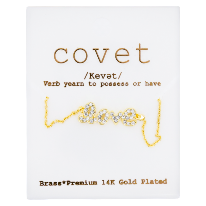 Covet Love Pave Pendant Necklace