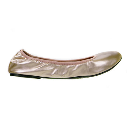 Butterfly Twists Sophia Fold Up Ballerina Shoes Rose Gold Size 4 (37)