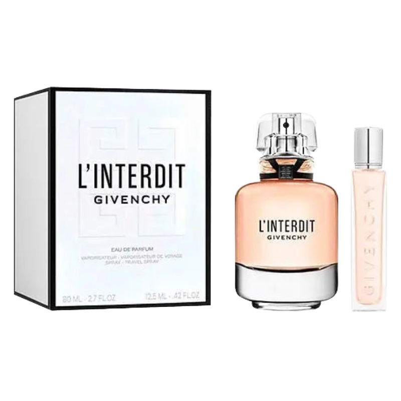 Givenchy L'Interdit 80ml EDP & 12.5ml Travel Set
