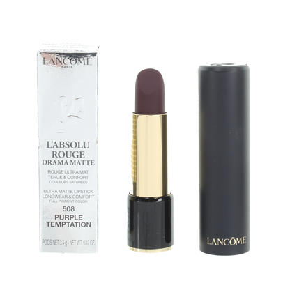 Lancome L'Absolu Rouge Drama Matte 508 Purple Temptation