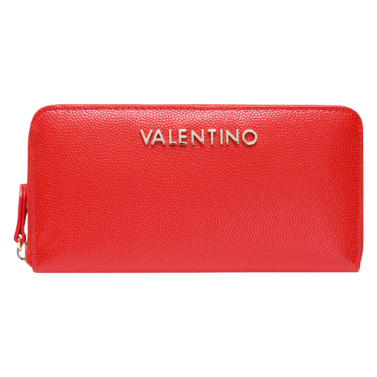 Mario Valentino Divina Zip Around Purse Red