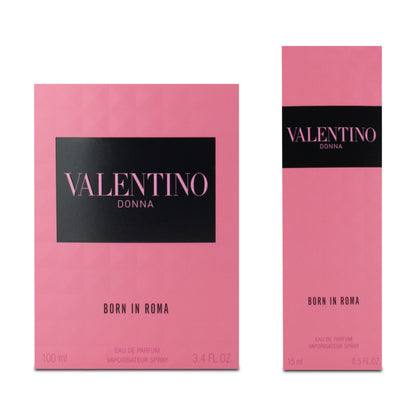 Valentino Donna Born in Roma 100ml Eau De Parfum Set (Blemished Box)