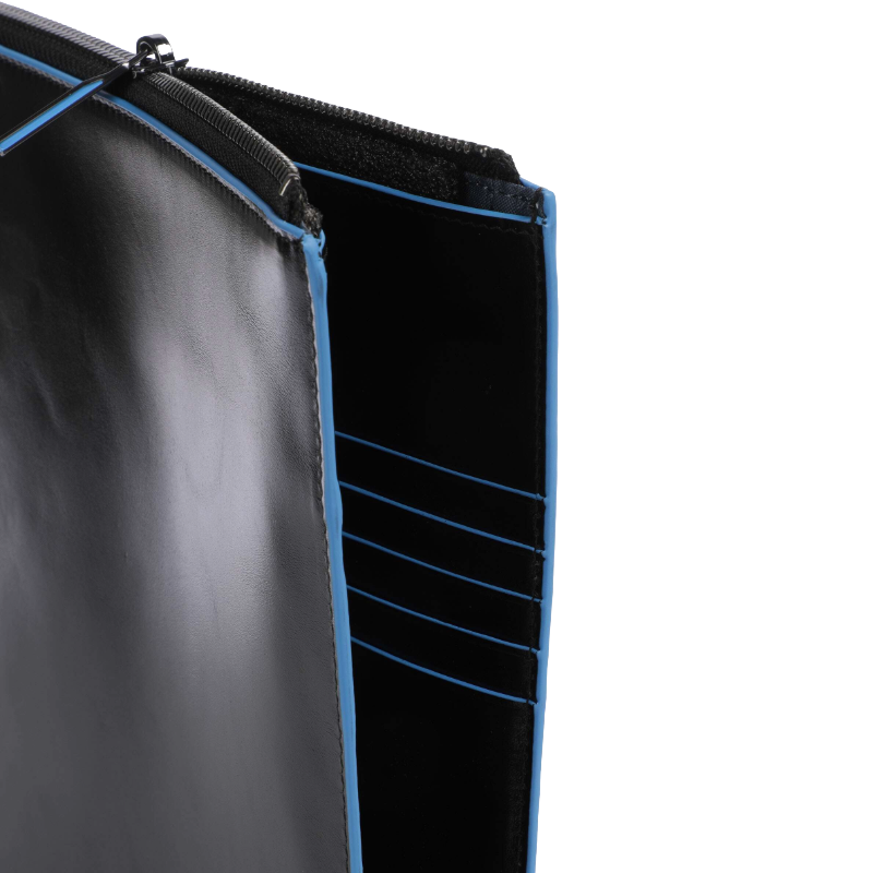Piquadro Black Tablet Bag Cow Leather 13 inch
