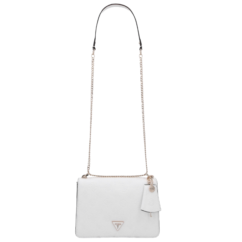 Guess Jena White Logo Crossbody Shoulder Bag PG922021
