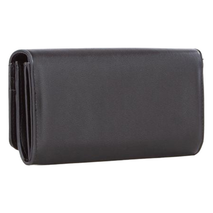 Valentino Coney Large Wallet Black Women's VPS7QN113