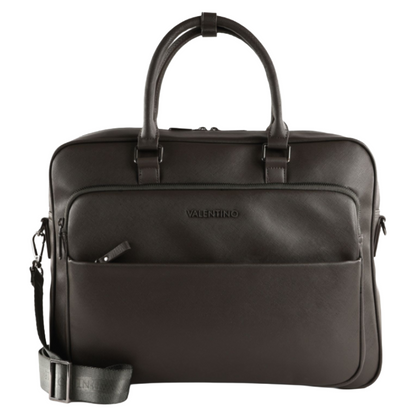 Mario Valentino Men's Office Briefcase/Laptop 13 inch Bag Black