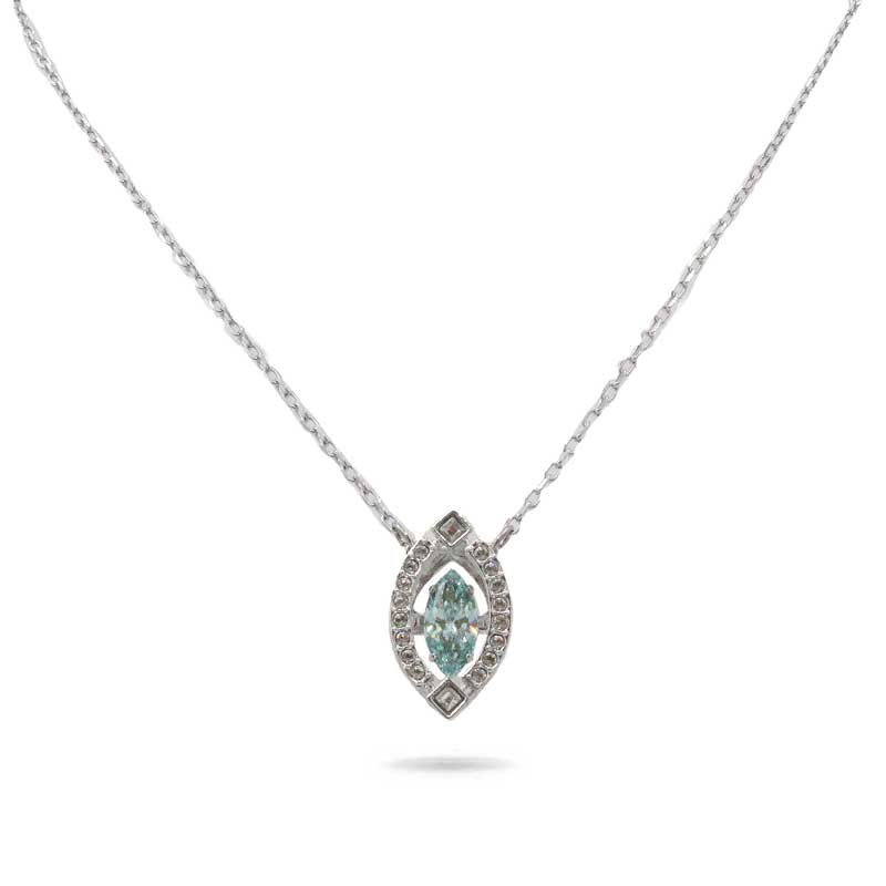 Swarovski Sparkling Dance Crystal Glass Silver Necklace