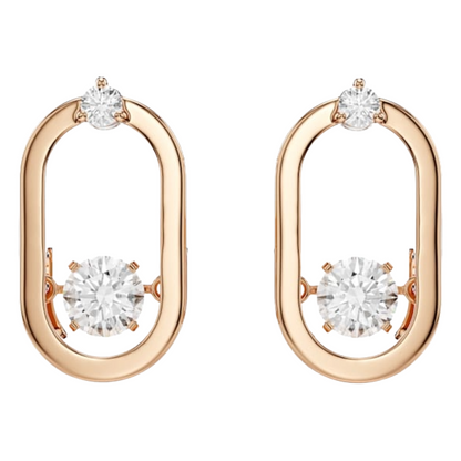 Swarovski Sparkling Dance Rose Gold Earrings 5468118