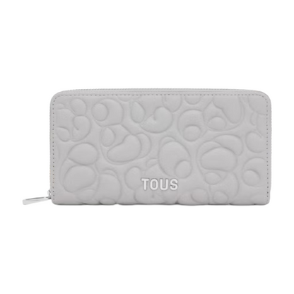 Tous Greta Grey Leather Purse