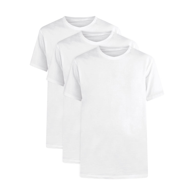 Calvin Klein Classic Fit Crew Neck T-Shirt | White | 3 Pack