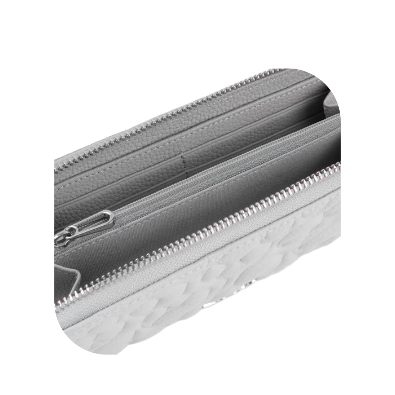 Tous Greta Grey Leather Purse