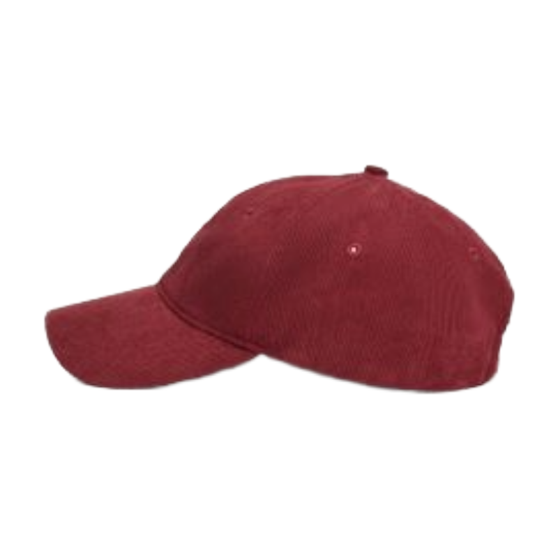 Tommy Hilfiger Men's Corduroy Baseball Cap Burgundy AM0AM12757