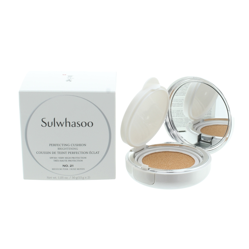 Sulwhasoo Perfecting Cushion Foundation Brightening No.21 Medium Pink SPF50+