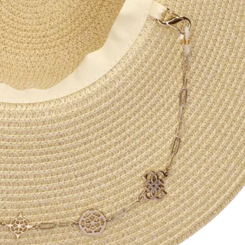 Guess Women's Sun Hat Beige Natural