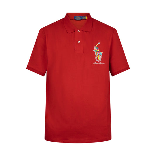 Ralph Lauren Polo Classic Fit Big Pony Polo Shirt Red