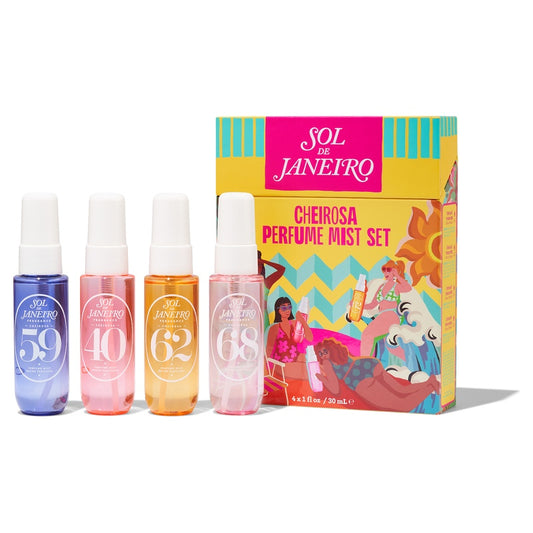 Sol de Janeiro Cheirosa Perfume Mist Set 4 x 30ml with presentation box