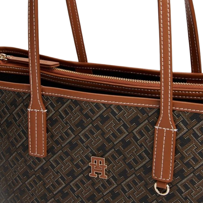 Tommy Hilfiger Monoplay Tote Bag Black/Multi Women's AW0AW16441