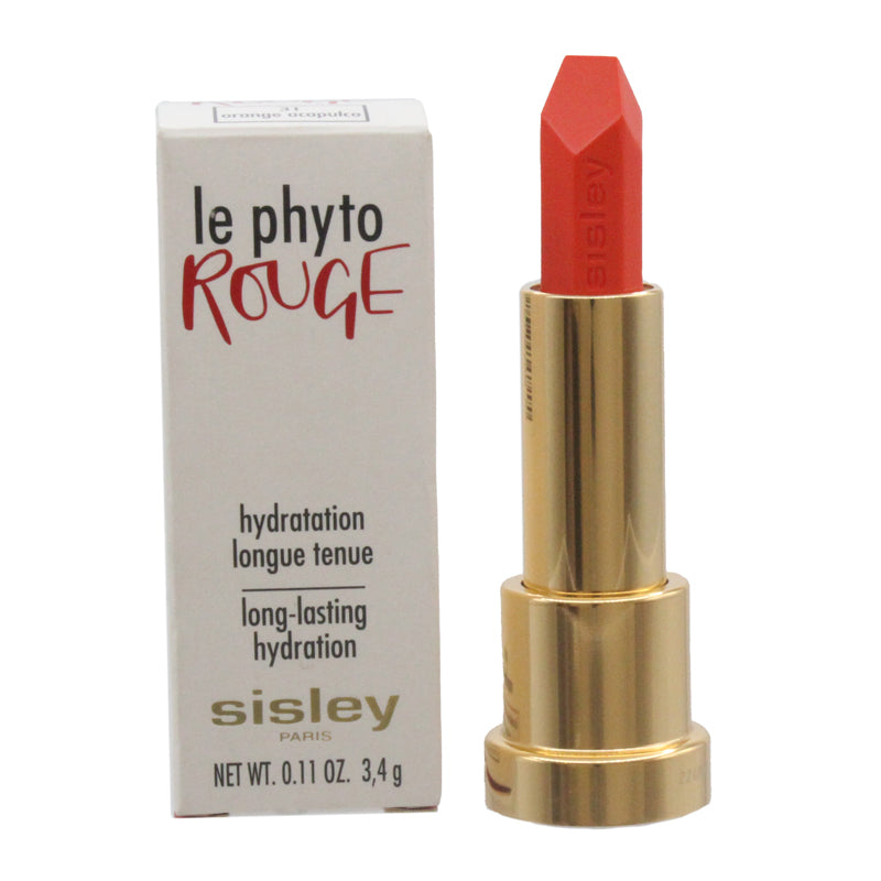 Sisley Le Phyto Rouge Lipstick 31 Orange Acapulco (Blemished Box)