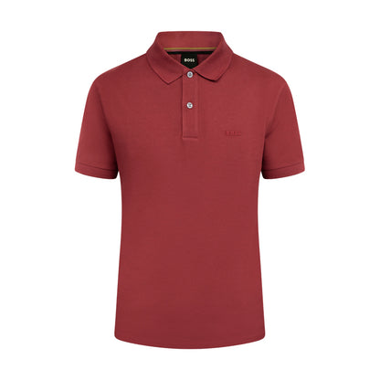 Hugo Boss Pallas Polo Shirt | Dark Red | On Sale