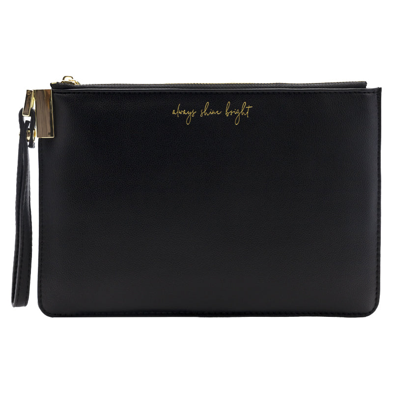 Katie loxton black clutch clearance bag