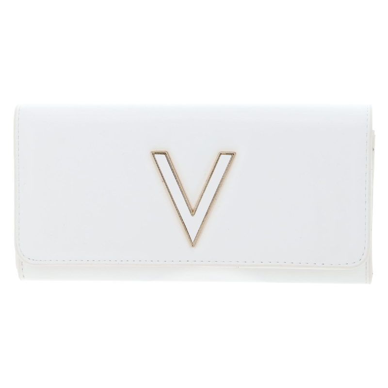 Valentino Coney Large Wallet White Women's VPS7QN113