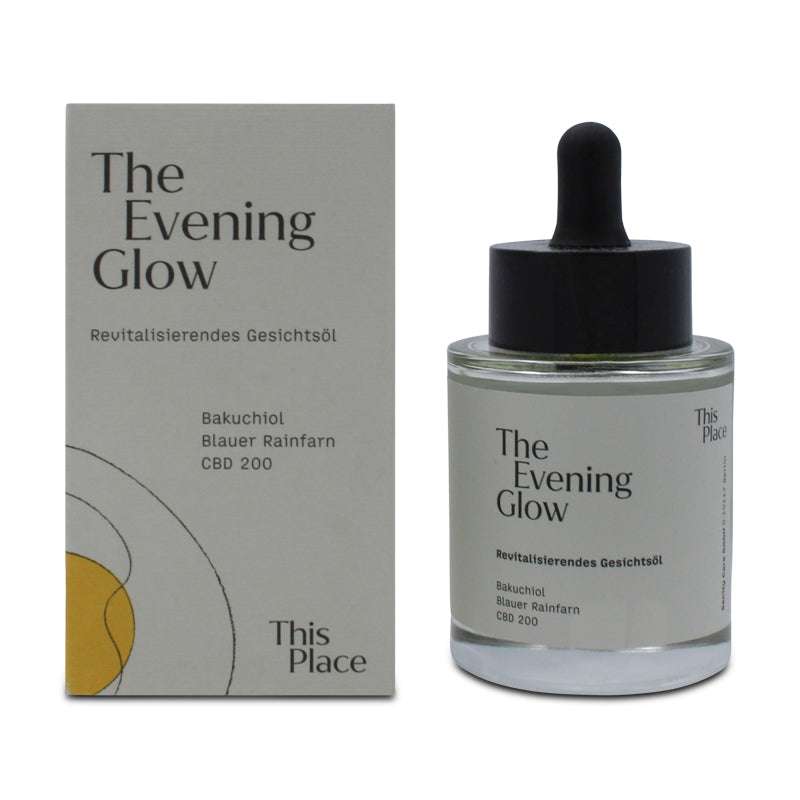 This Place The Evening Glow Facial Oil CBD 200 30ml (Blemished Box)