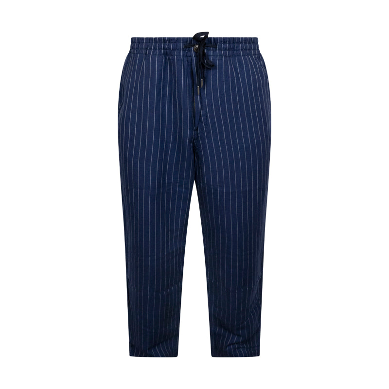 Ralph Lauren Polo Classic Fit Prepster Twill Trousers Striped Blue Men's