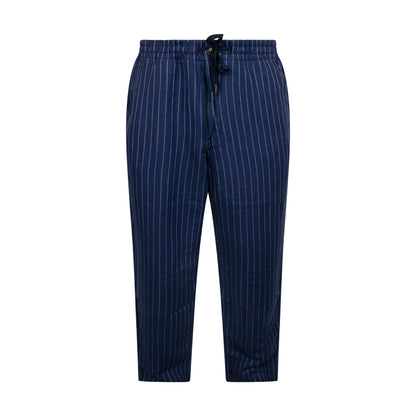 Ralph Lauren Polo Classic Fit Prepster Twill Trousers Striped Blue Men's