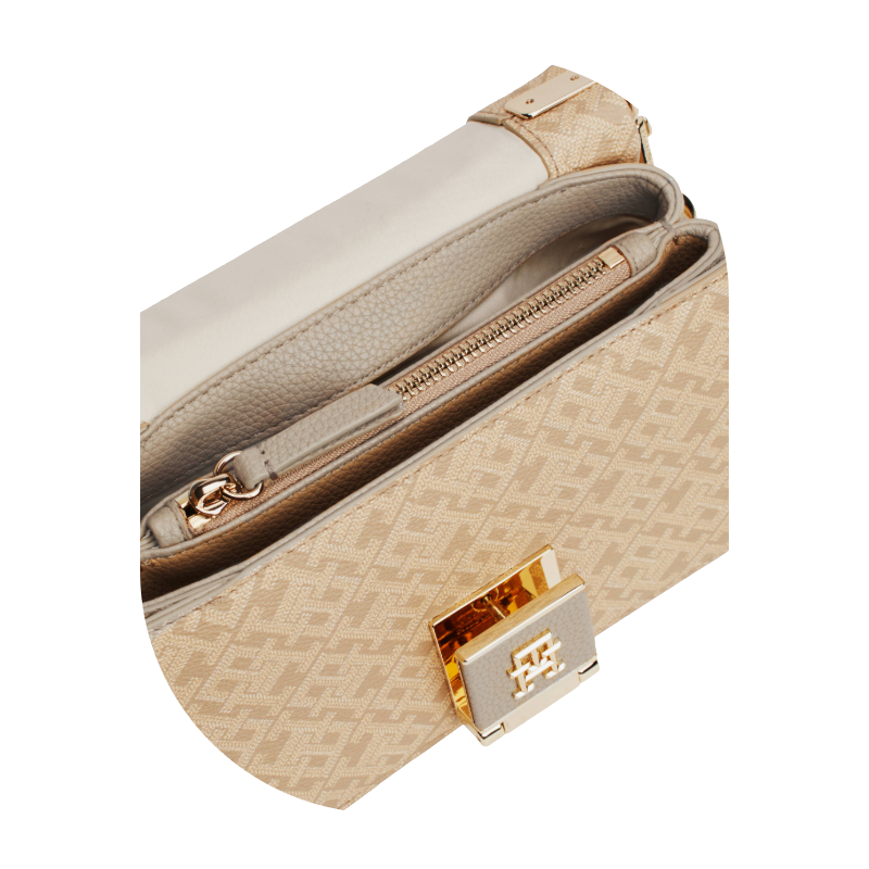 Tommy Hilfiger Womens Beige Crossover Mono Shoulder Bag AW0AW17028