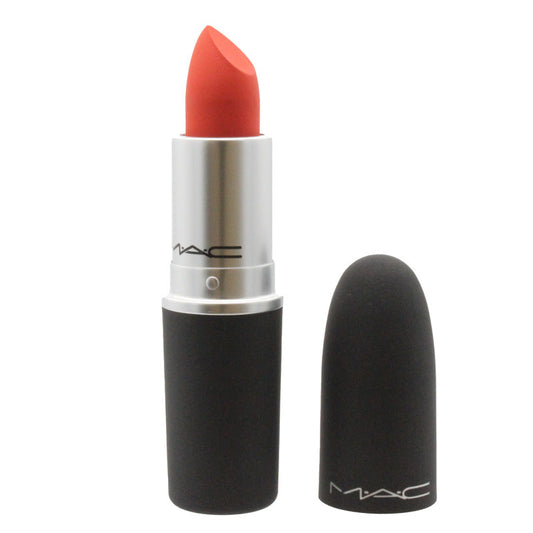 MAC Powder Kiss Matte Red Lipstick 303 Style Shocked!