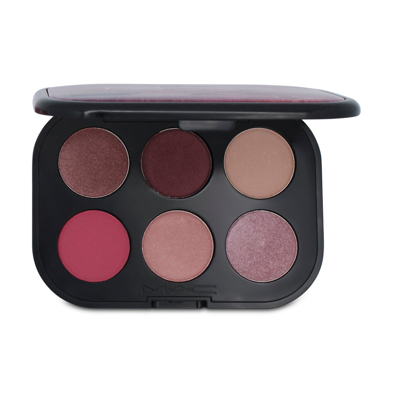 MAC Connect In Colour Eyeshadow Palette Rose 6 Shadows (Blemished Box)