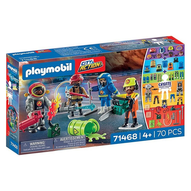 Playmobil Action Heroes My Figures Fire Brigade 71468 packaging