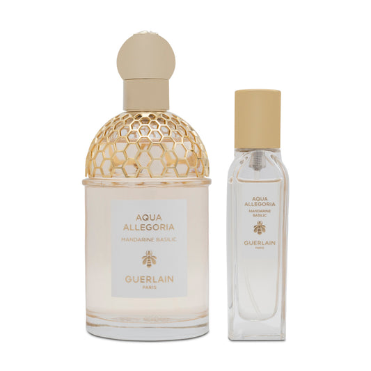 Guerlain Aqua Allegoria Mandarine Basilic 125ml & 15ml EDT Set (Blemished Box)