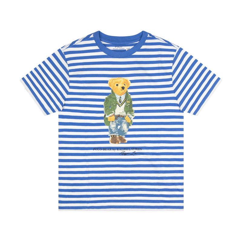 Ralph Lauren Polo Bear Boys T-Shirt | Striped