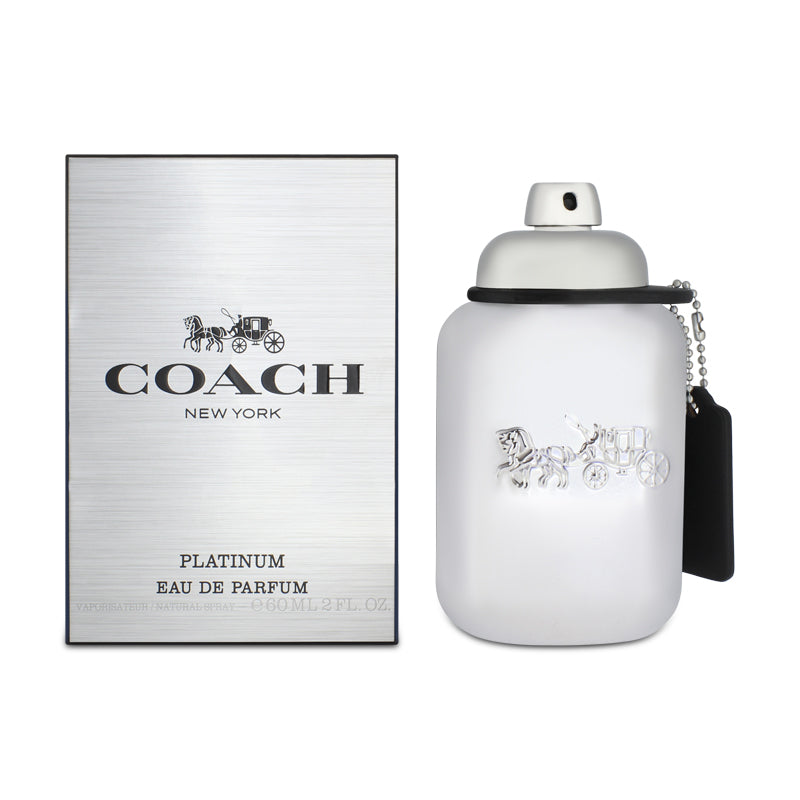 Coach New York Platinum 60ml Eau De Parfum (Blemished Box)