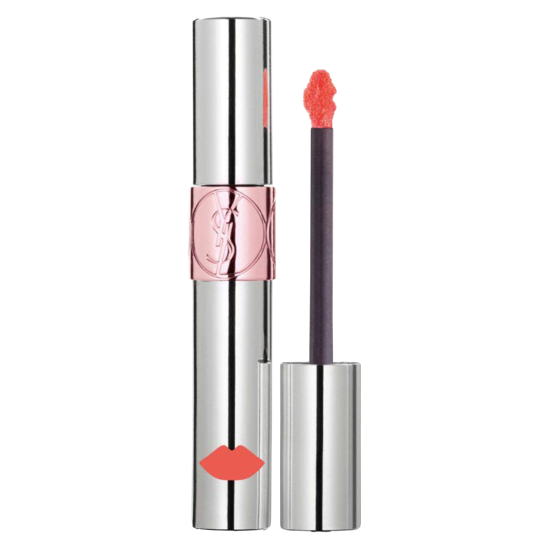YSL Volupte Liquid Lip Balm 5 Watch Me Orange (Blemished Box)
