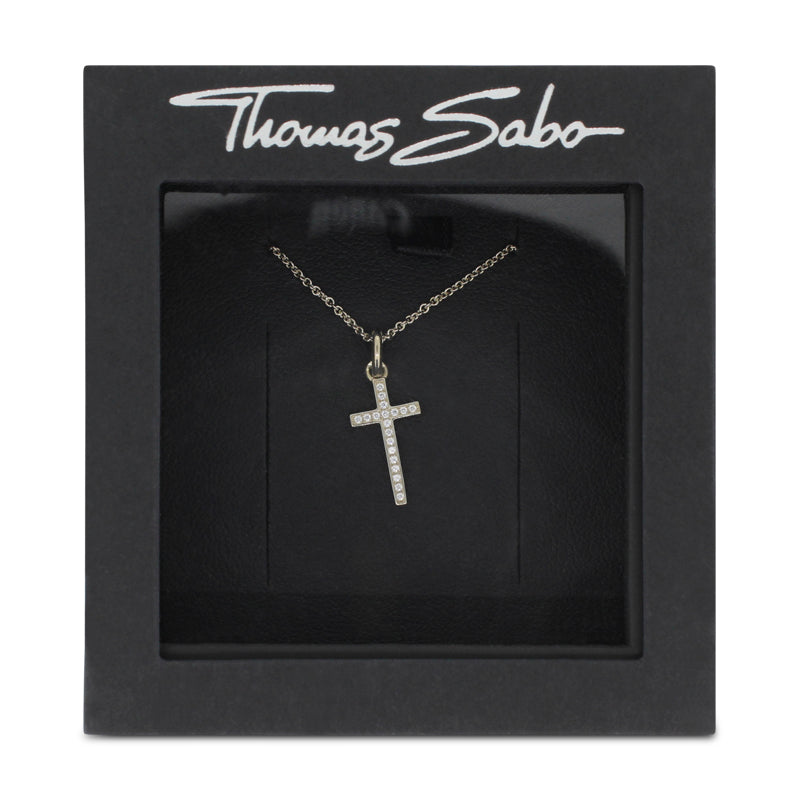 Thomas Sabo Silver Cross Necklace SCKE150301