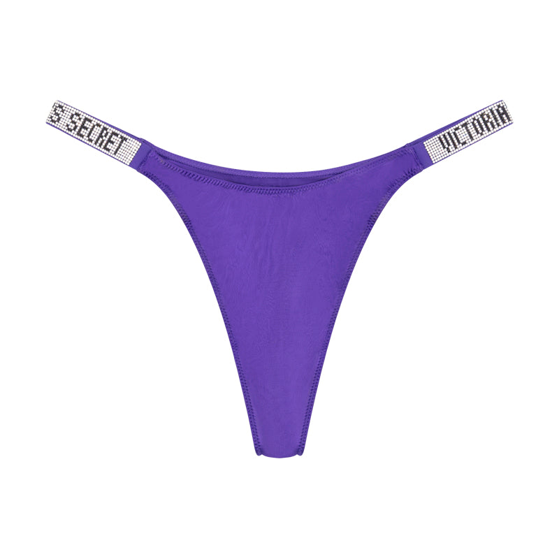 Victoria's Secret Very Sexy Shine Strap Purple Thong Large