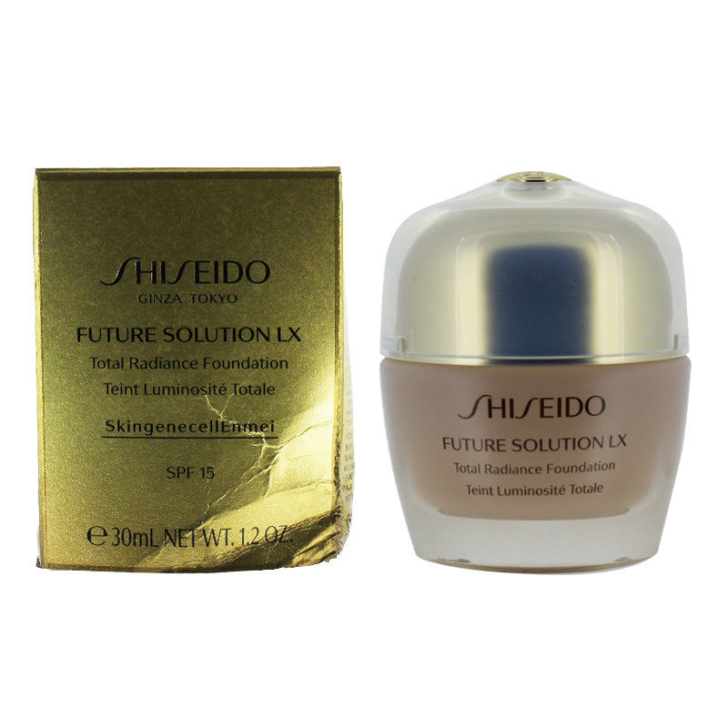 Shiseido Total Radiance Foundation Rose 3 SPF 15 30ml (Blemished Box)