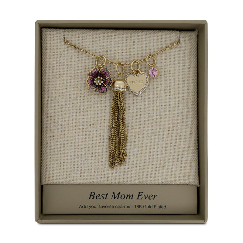 Lovita Gold Plated Necklace Best Mom Ever
