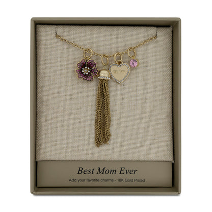 Lovita Gold Plated Necklace Best Mom Ever