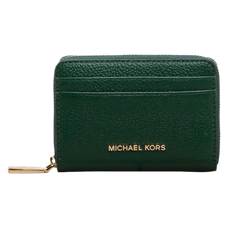 Michael Kors Jet Set Leather Purse Dark Green