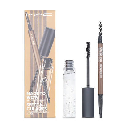 MAC Made To Wow 2 Piece Kit Brow Kit Light