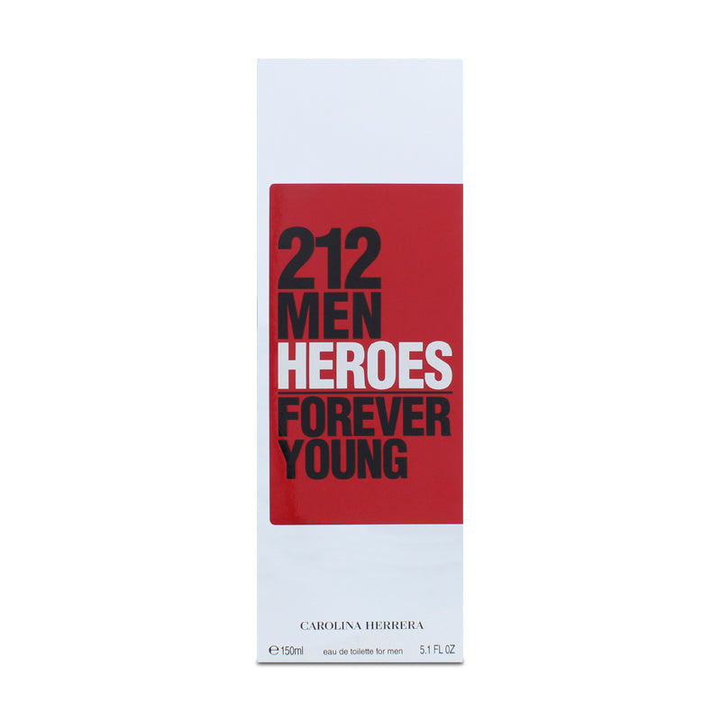 Carolina Herrera 212 Men Heroes Forever Young 150ml EDT (Unboxed Fragrance)