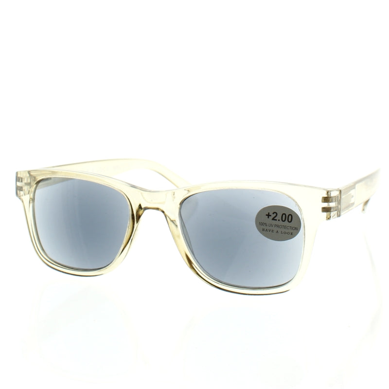 Have A Look Type B Olive and City Horn Sunglasses +2.00