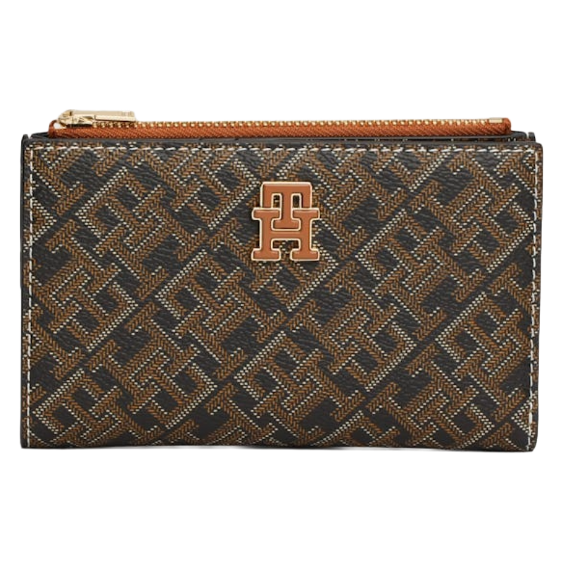 Tommy Hilfiger Monoplay Slim Purse Black/Brown Women's
