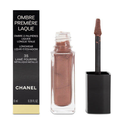 Chanel Ombre Premiere Laque Longwear Liquid Eyeshadow 35 Lame Pourpre Metallic