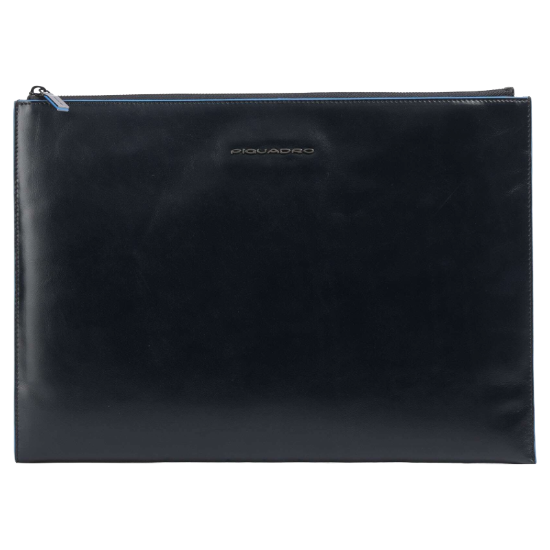 Piquadro Blue Tablet Bag Cow Leather 13 inch