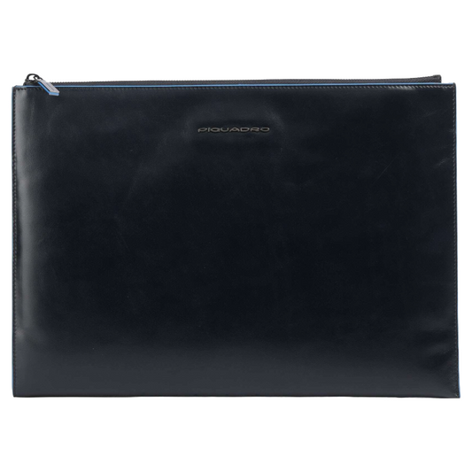 Piquadro Blue Tablet Bag Cow Leather 13 inch
