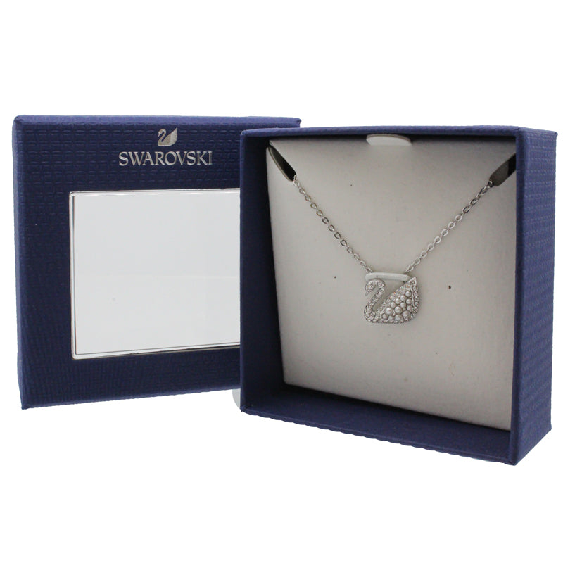 Swarovski Iconic Swan Crystal Silver Necklace 5450946